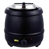 Buffalo Soup Kettle (Black) 10 Litre capacity includes Free Magnetic Labels