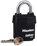 Master Lock 6121KALJ-11G043 2-1/8 Wide Pro Series All Weather Padlock, 2-1/2 Shackle - Keyed Alike