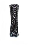 5.75 x 16" Black Ceramic Vase