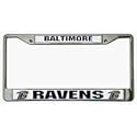 Baltimore Ravens Chrome License Plate Frames - Set of 2