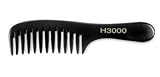 HAIRART H3000 Large Comb Out Ceramic Carbon Comb (Model: H30023)