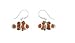 Clearly Charming Clownfish Silver and Enamel Earrings