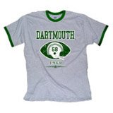 Dartmouth - 68 Helmet Ringer Tee