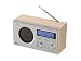 Produkt-Bild: Elta 3502 Hi-Fi Radio (LC-Display, UKW-/MW-Tuner, Lautsprecher, Digital-Uhr mit Alarmfunktion, Teleskopantenne) silber/buche