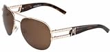 Guess by Marciano GM 611 Sunglasses (GLD-1) SHINY GOLD, 57mm