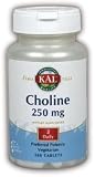 KAL - Choline, 250 mg, 100 tablets