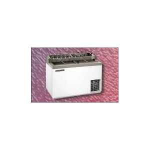 Stainless Steel Master-Bilt FLR-60 Flip Top Ice Cream Dipping Cabinet with Topping Rail – 43″