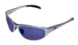 Orange County Choppers 300 Series Safety Glasses: OCC Safety Glasses, 300 Series - Blue Mirror Lens, Silver Aluminum Frame - Box of 10