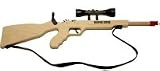 Sniper Rifle w/Sling & Scope Rubber Band Gun
