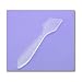 Zink Color Cosmetics Frosted Tip Spatula X50pc For Easy Mixing And Sampling