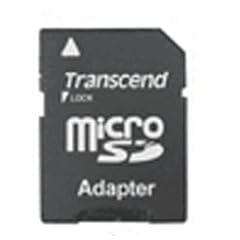 Transcend Micro SD 1GB Speicherkarte mit miniSD- und SD-Adapter