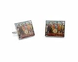21Ljubo0B L. SL160  Beatles Sergeant Peppers Lonely Heart Clubs Band Stamp Cuff Links   1 Pair