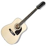 Epiphone DR-212 12-String Acoustic Guitar, Natural Chrome Hardware