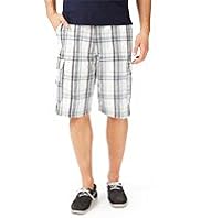 North Coast Pure Cotton Checked Shorts