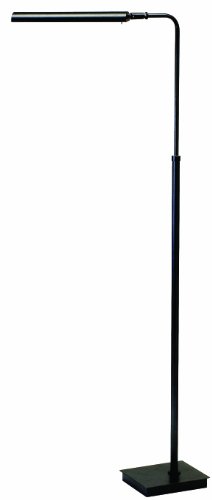House of Troy G300-BLK Generation Collection 37-Inch to 46-1/2-Inch Adjustable LED Pharmacy Floor Lamp, Black On Sale