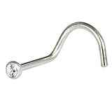 Swarovski Crystal Screw Nose Ring