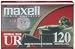 Maxell UR 120 - Cassette - 1 x 120min - Normal BIAS