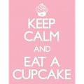 Keep Calm and Eat Cupcake, Poster, 400 x 500 mm,