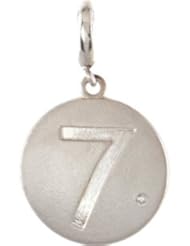 Numeric Disc Charm with Accent Pendant 7 85542