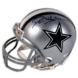 DEION SANDERS SIGNED AUTOGRAPHED MINI HELMET DALLAS COWBOYS COA + HOLOGRAM