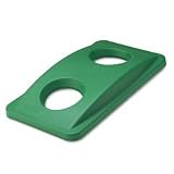 Rubbermaid(R) Slim Jim(R) Bottle & Can Recycling Top, Green