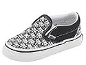 Vans Kids Classic Slip-On (Infant/Toddler) | Kids Shoes (Demonoid) Black/True White