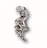 Sterling Silver Charm Pendant Scottish Dancer Scotland Kilt