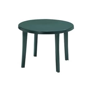 【クリックで詳細表示】テラモト MZ-596-410-1 ガーデンテーブル グリーン