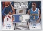 2009-10 Upper Deck Game Materials Dual #DGIP - Allen Iverson/Chris Paul