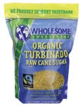Wholesome Sweeteners Organic Turbinado Raw Cane Sugar - 24 oz