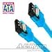 Electronics : AC Ryan SATA EMI cable - 20cm UV Blue (SA6849)