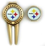 Pittsburgh Steelers Hat Clip and Divot Tool Combo