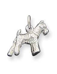 Sterling Silver Schnauzer Charm