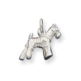 Sterling Silver Schnauzer Charm