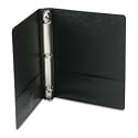 DublLock Round-Ring Binder, 1" Capacity, 8-1/2"x11", Black WLJ36414NB