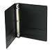 DublLock Round-Ring Binder, 1" Capacity, 8-1/2"x11", Black WLJ36414NB