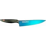 Chroma Kasumi 7-3/4-Inch Titanium-Coated Chef's Knife