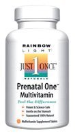 Rainbow Light Just Once Prenatal One Multivitamin Tablets, 90-Count Bottle