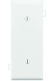 Leviton PSC14-W Sectional Wall Plate, Blank Middle Section, White