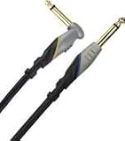 Monster Performer 500 Instrument Cable - 21 Feet - Angled to Straight 1/4-Inch Plugs