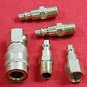 5 piece Air Compressor SOLID BRASS QUICK CONNECT Coupler SET UNIVERSAL FIT