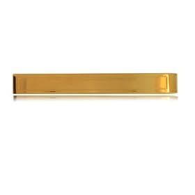 Contemporary Gold Metal Bar Tie Clip by 