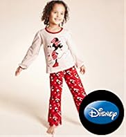 Younger Girls Pure Cotton Minnie Mouse Pyjamas