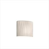 IMAGE OF Aero Fusion One Light ADA Wall Sconce Shade Color: Ribbon, Metal Finish: Matte Black