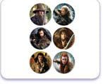 Hobbit 2 Edible Cupcake Toppers-12 Count