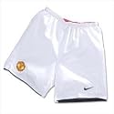 Junior Home Short - Nike Man Utd White/Black 7-8 (SB)