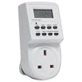 Electronic digital mains Timer Socket Plug-in with LCD Display 12/24 Hour 7 Days