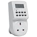 Electronic digital mains Timer Socket Plug-in with LCD Display 12/24 Hour 7 Days