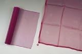 Organza-Dekostoff, fuchsie