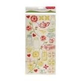 Cosmo Cricket Tea For Two Chipboard Stickers
